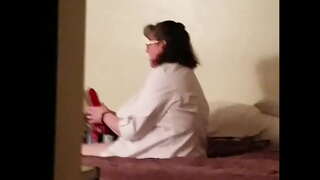 12 inch mafuta vibrator hufanya mke orgasm ngumu kweli kweli